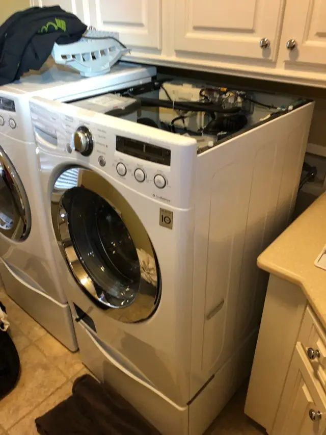 Appliance repair job completed by a Mr. Fixer technician