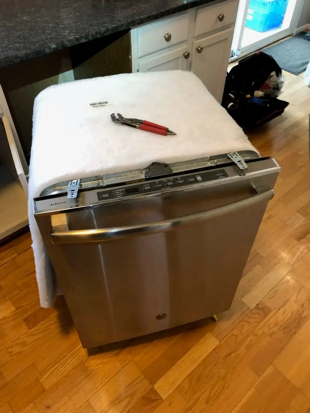 Mr. Fixer technician repairing a IKEA appliance