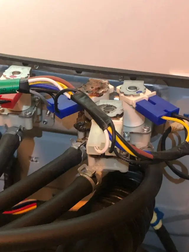 Appliance repair job completed by a Mr. Fixer technician