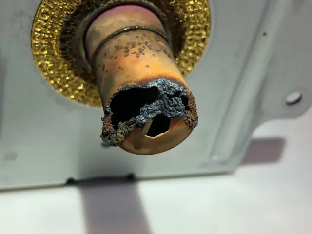 Appliance repair job completed by a Mr. Fixer technician