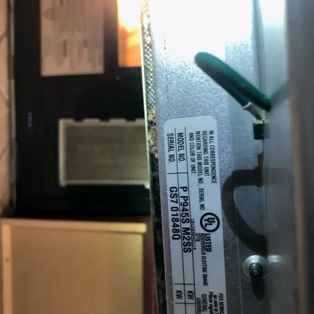 Appliance repair job completed by a Mr. Fixer technician