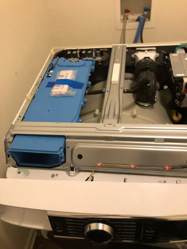Appliance repair job completed by a Mr. Fixer technician