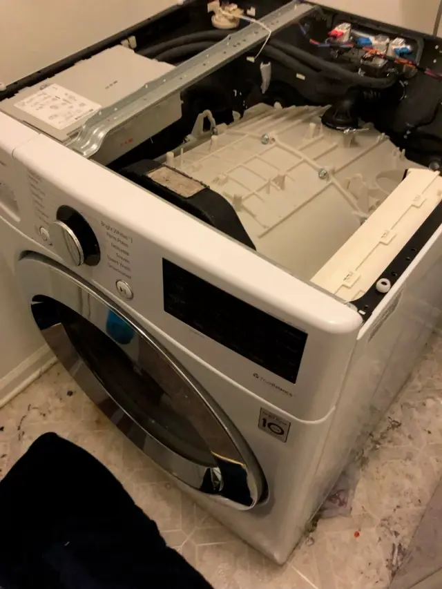 Appliance repair job completed by a Mr. Fixer technician