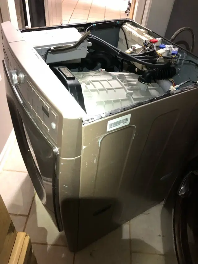 Appliance repair job completed by a Mr. Fixer technician