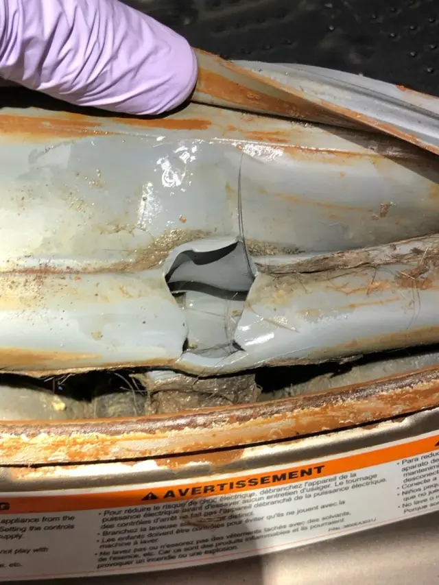 Appliance repair job completed by a Mr. Fixer technician