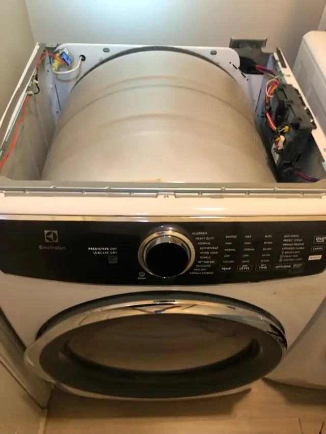 Appliance repair job completed by a Mr. Fixer technician
