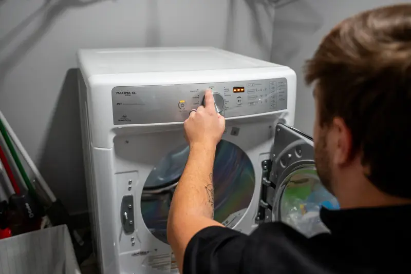 Mr. Fixer technician: washer repair